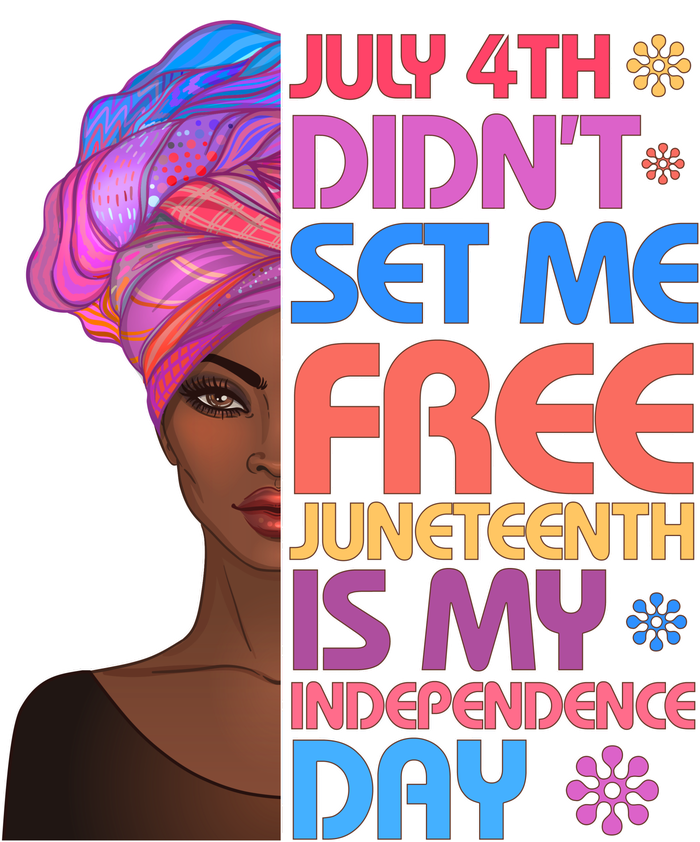 July 4th Didn't Set Me Free Juneteenth Button